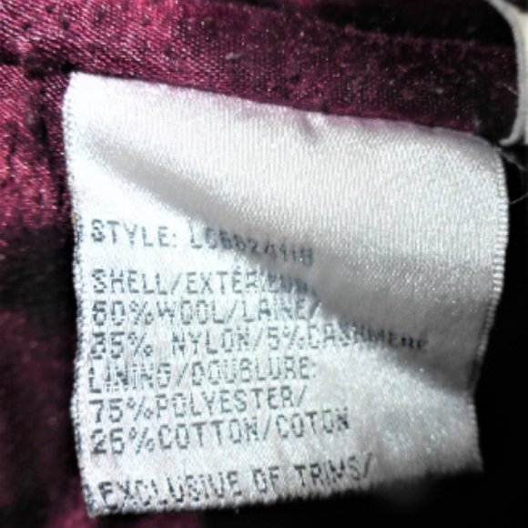 #M-4518 Liz Claiborne WOMAN'S COAT Sz 12 Woman's Jacket Wool Coat Vintage Coat - Picture 8 of 8